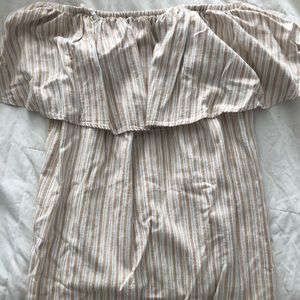 Off the shoulder dress